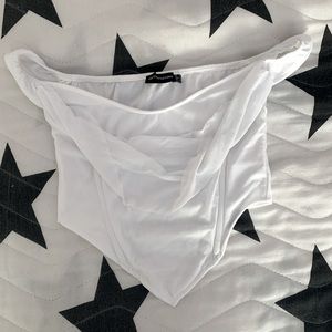 PLT OFF THE SHOULDER FLOWY TOP